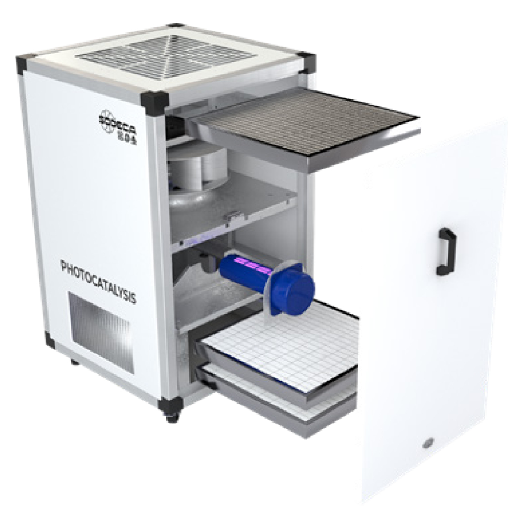 Sodeca UPM/EC PCO Unidad purificador de aire móviles con tecnología basada en la fotocatálisis