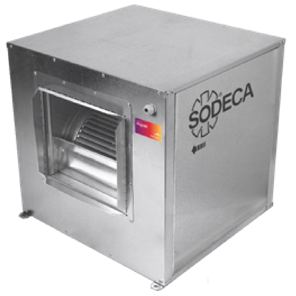 Sodeca CJBD/C Ventilador con entrada y salida circular acero Magnelis
