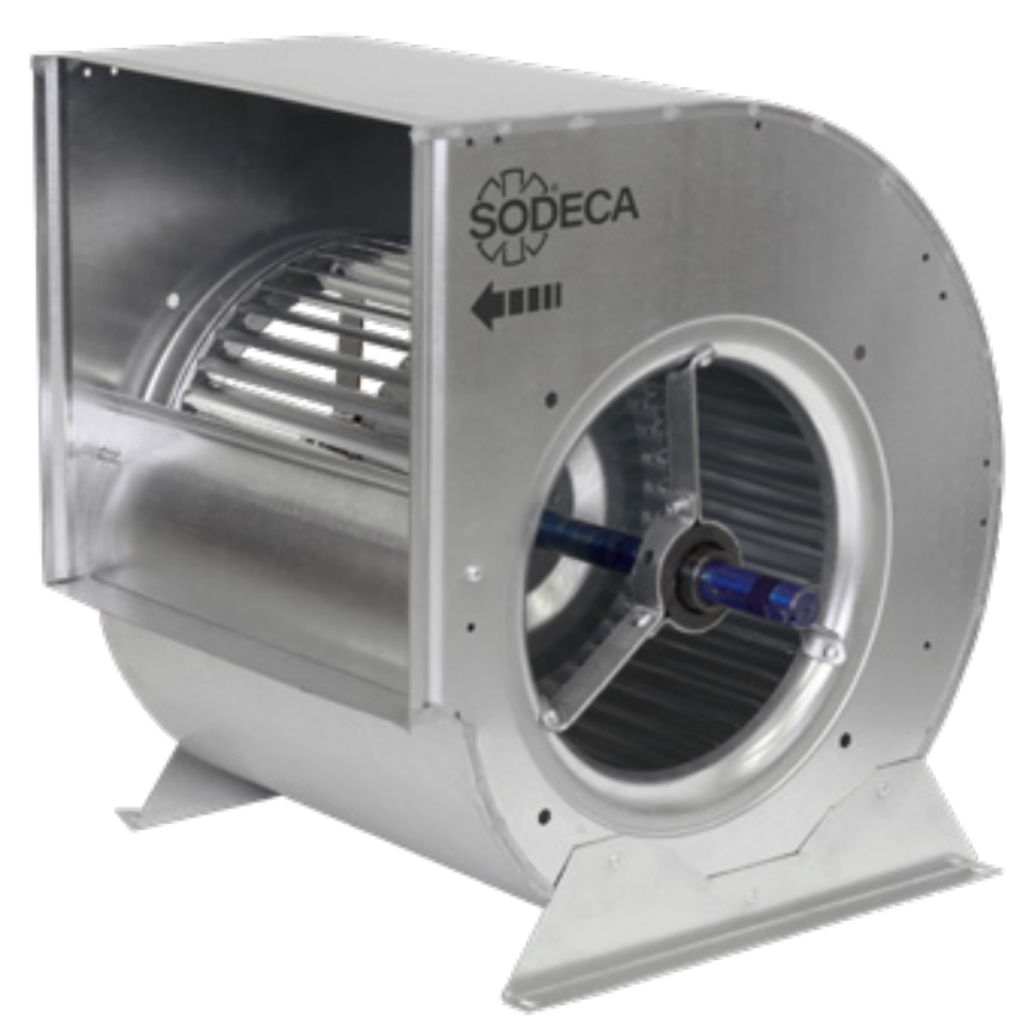 Sodeca CBX de doble aspiración a transmisión