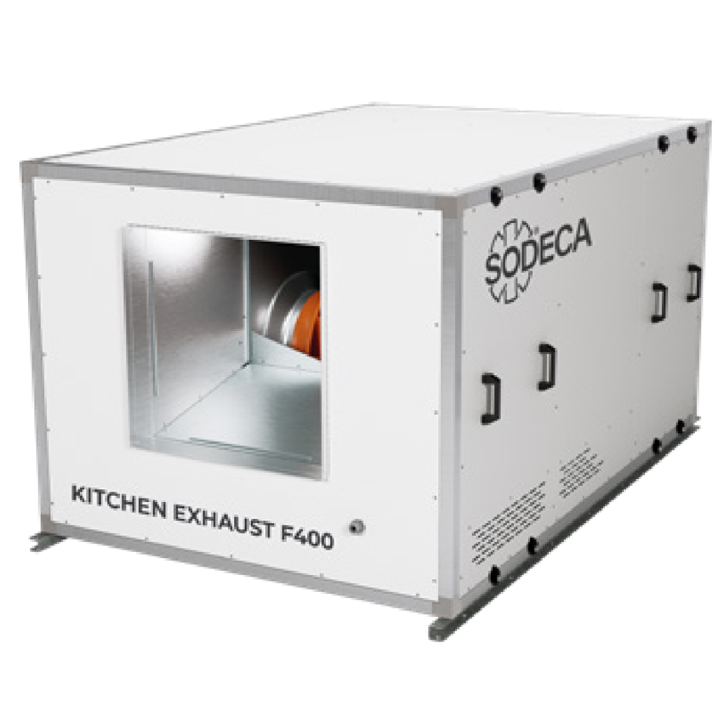Sodeca CJTXR Extractor a transmisión 400 ºC/2h y en continuo 120 ºC