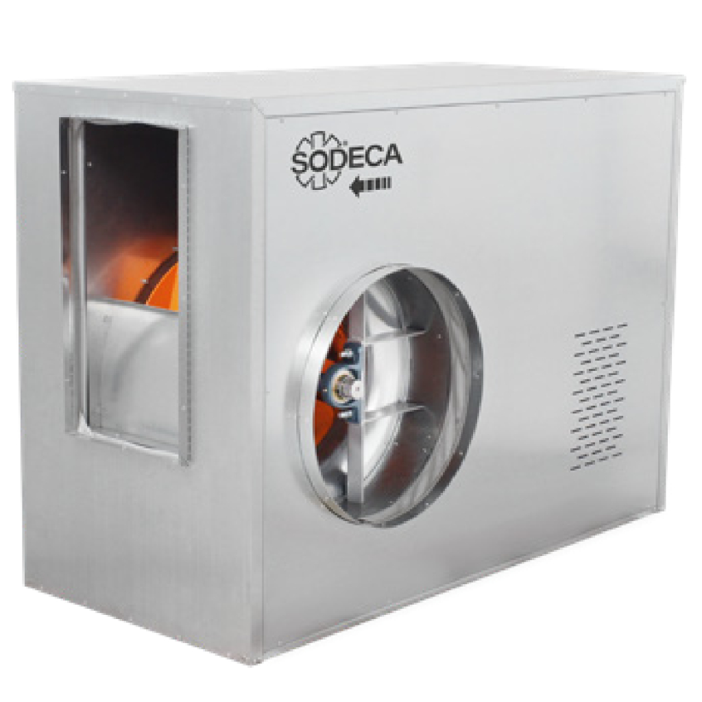 Sodeca CJSRX extractor a transmisión máxima resistencia a la corrosión ISO 12944