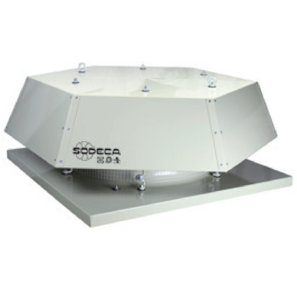 Sodeca HT Extractor helicoidal de tejado, con base plana
