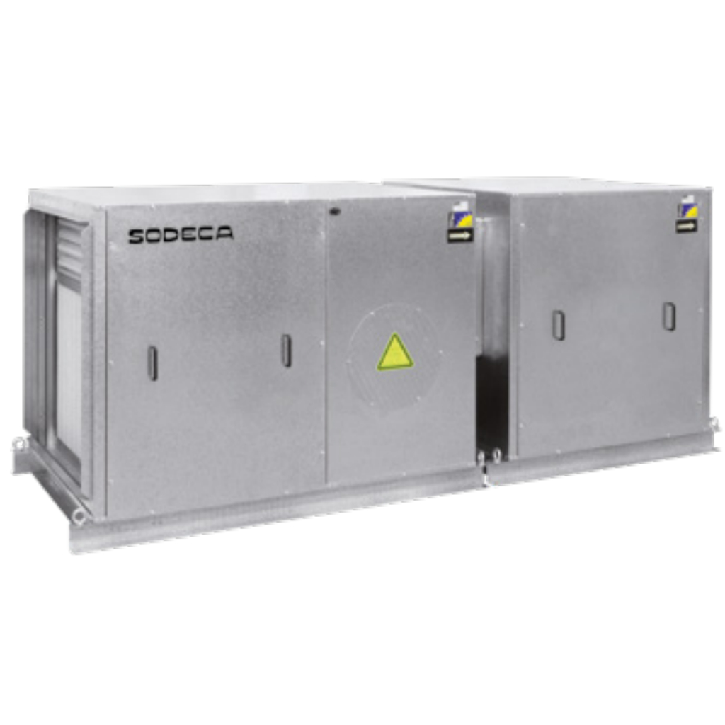 Sodeca UFX Unidades de filtración con ventiladores de doble oído y diferentes etapas de filtración