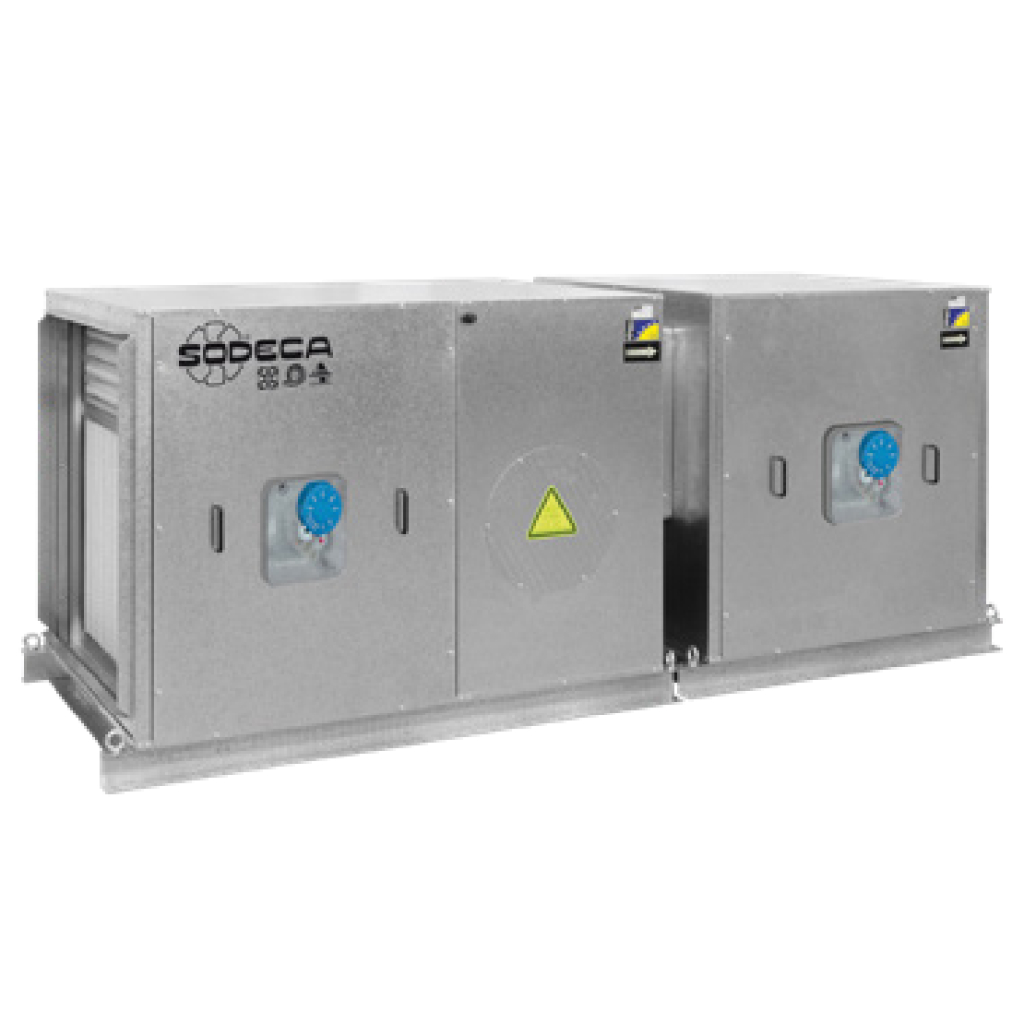 Sodeca UFRX filtración aisladas acústicamente turbina a reacción y etapas de filtración