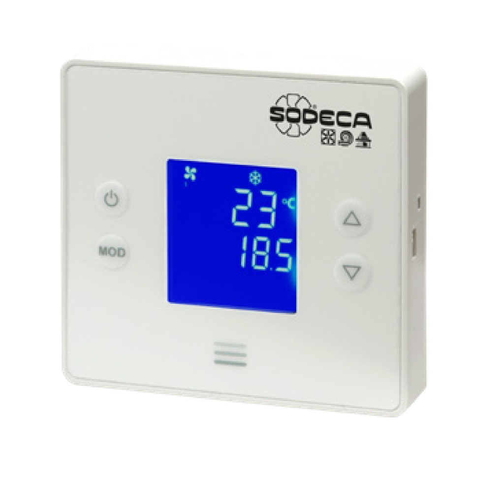 Sodeca CAP/EC Control inteligente para el funcionamiento automático o manual de ventiladores