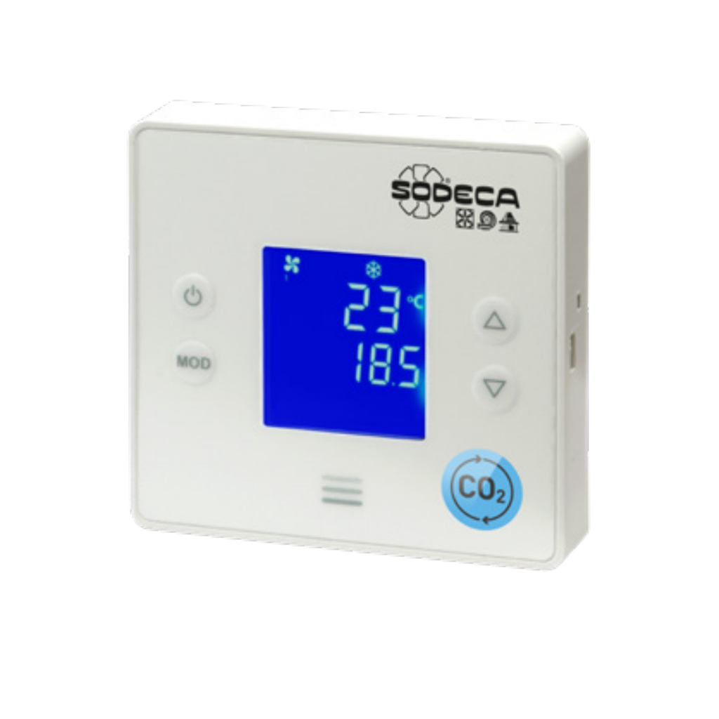 Sodeca CAP-CO2/EC Control inteligente para la regulación de equipos con ventiladores