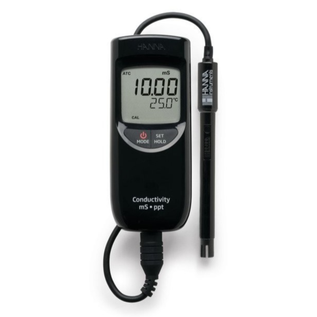 Hanna HI99301 Conductímetro portátil (CE/ TDS/ Temp) (0,00 a 20,00 mS/ cm)