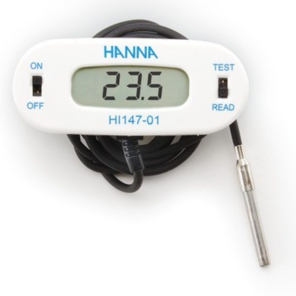 Hanna HI147-00 CHECKFRIDGE Termómetro con sonda externa 1m de cable y dorso magnético