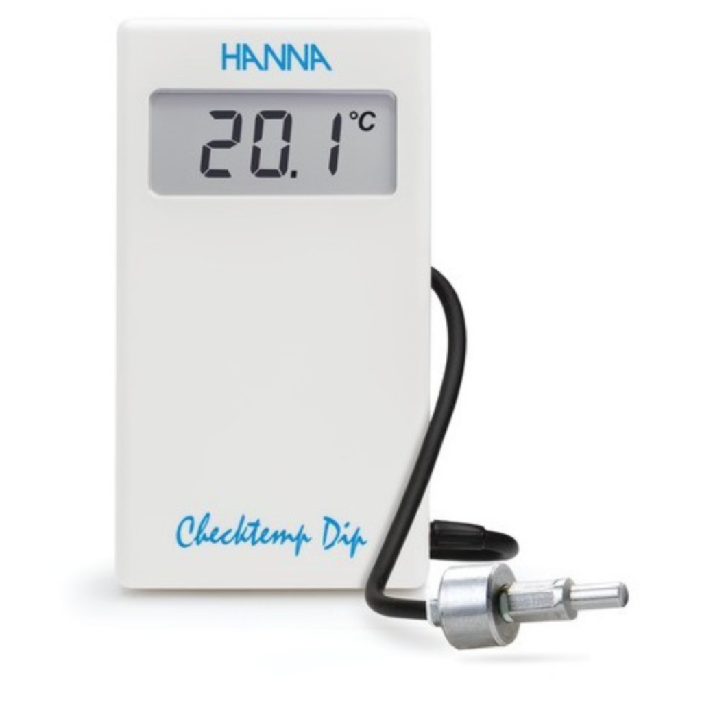 Hanna HI98539 CHECKTEMP DIP Termómetro de bolsillo con sonda de lastre 3 m cable, IP65