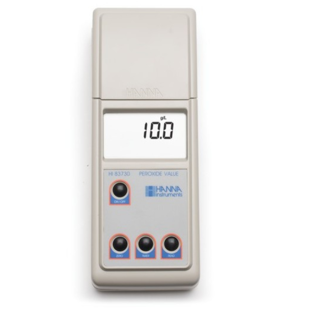 Hanna HI83730-02 Fotómetro portátil Peróxidos para aceites y grasas (0,0 a 25,0 meq O2/ Kg)