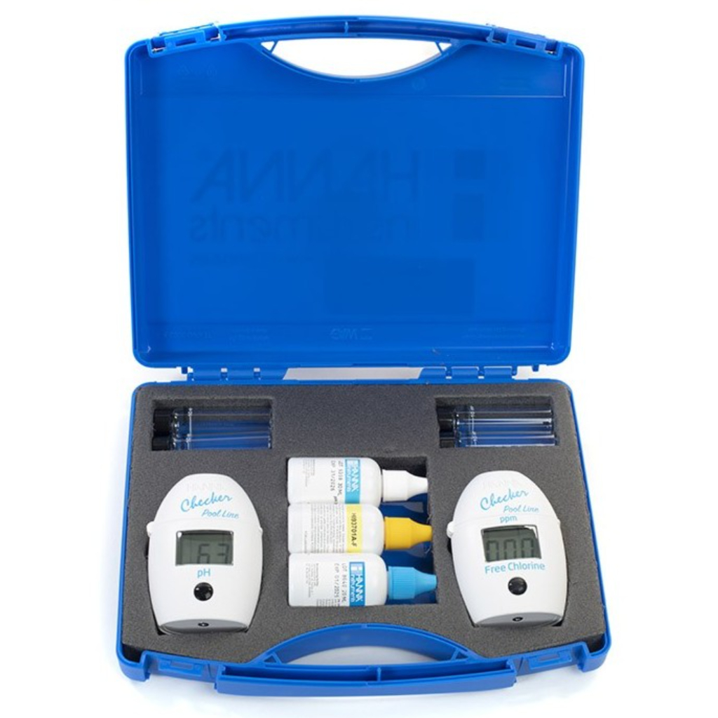 Hanna MALETCLPHCHECK Maletín Pool Line de cloro y pH Checker HI7014 + HI779