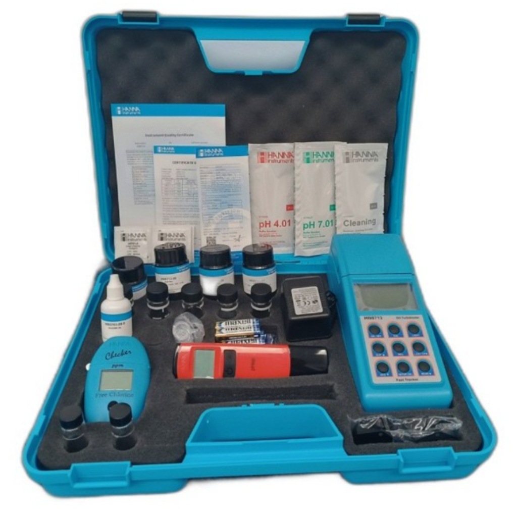 Hanna HS98713CLPH Maletín Potables con Turbidez,Checker Cloro Libre y pH