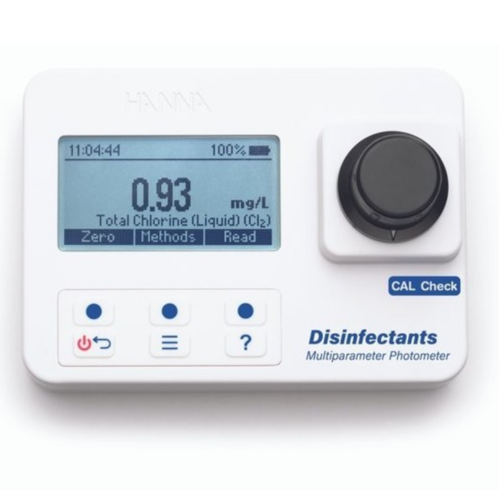 Hanna HI97107 Fotómetro multiparamétrico portátil para desinfectantes