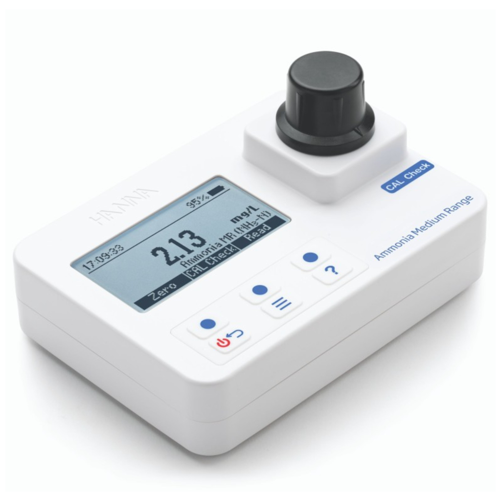 Hanna HI97715 Fotómetro portátil Amonio rango medio 0,00 a 9,00 mg/L NH3-N