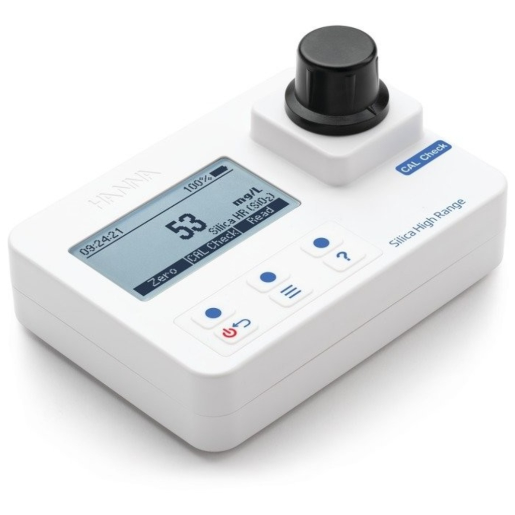 Hanna HI97770 Fotómetro portátil Sílice rango alto 0 a 200 mg/L SiO2