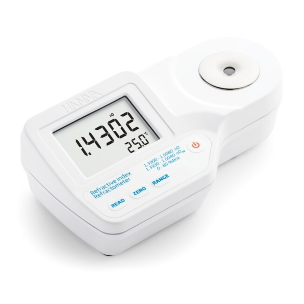 Hanna HI96800 Refractómetro digital con índice de refracción y ºBrix