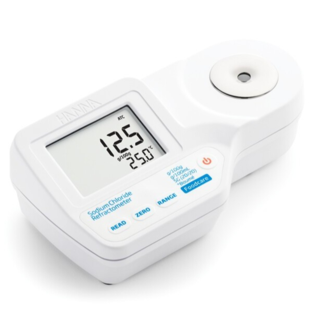 Hanna HI96821 Refractómetro digital de salinidad (0 a 28 g/ 100gmedida en g/ 100mL, Gravedad específ