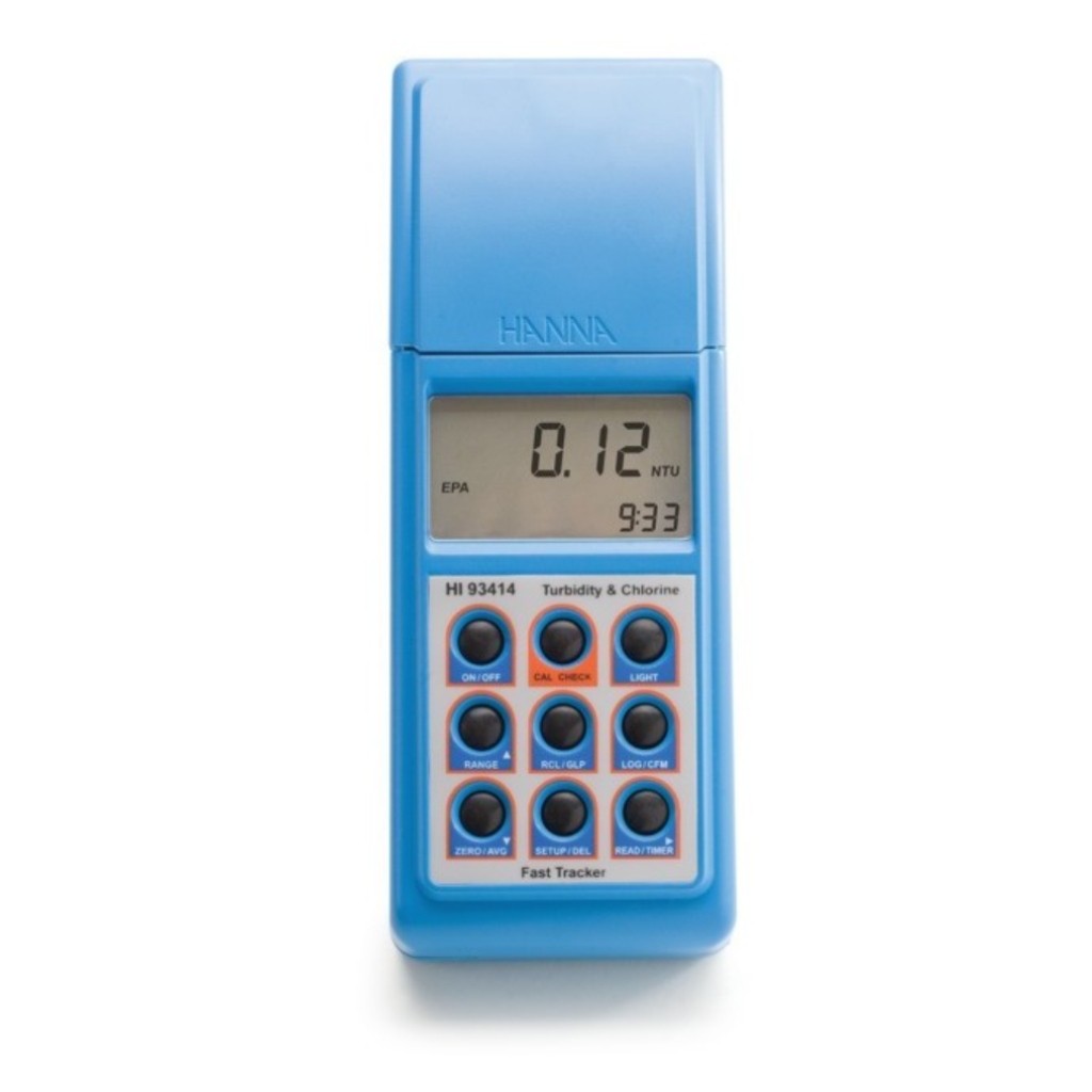Hanna HI93414-02 Turbidímetro/ Fotómetro portátil (Turbidez/ Cloro Libre y Total) salida USB/ RS232
