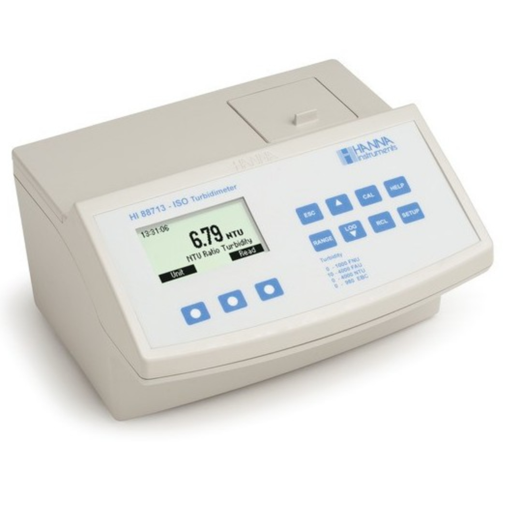 Hanna HI88713-02 Turbidímetro sobremesa luz infrarroja, salida USB