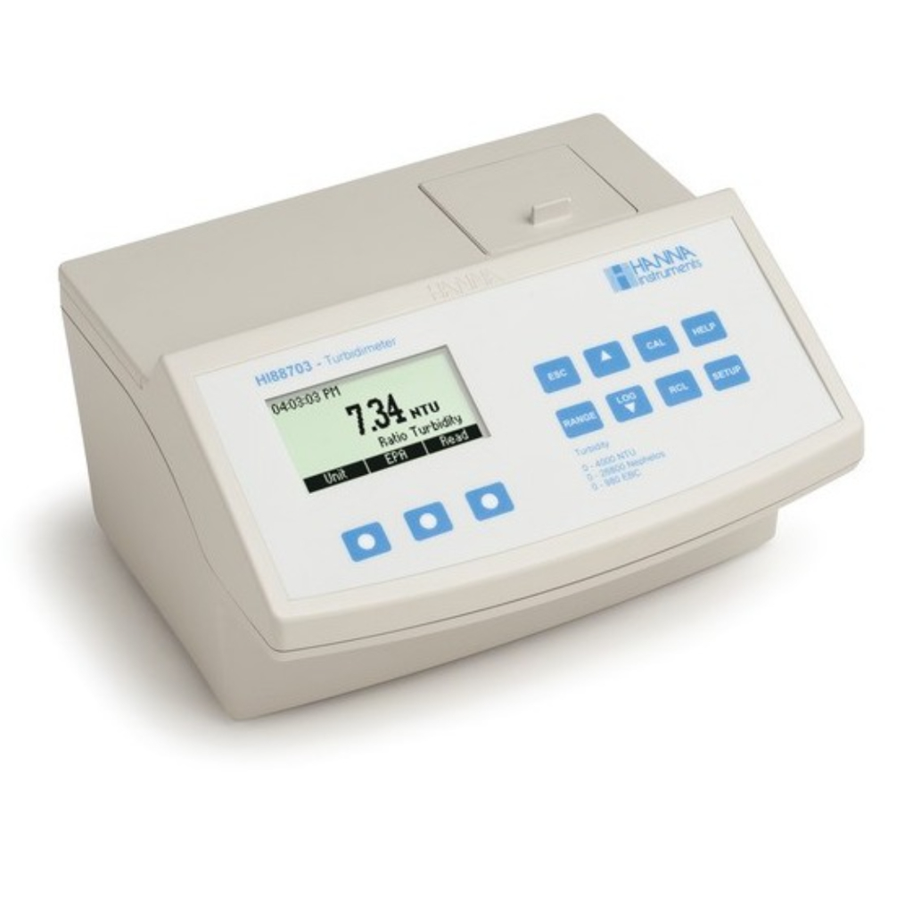Hanna HI88703-02 Turbidímetro sobremesa luz blanca, salida USB