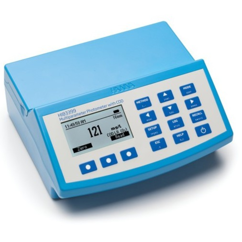 Hanna HI83399-02 Fotómetro multiparamétrico con pHmetro para aguas residuales