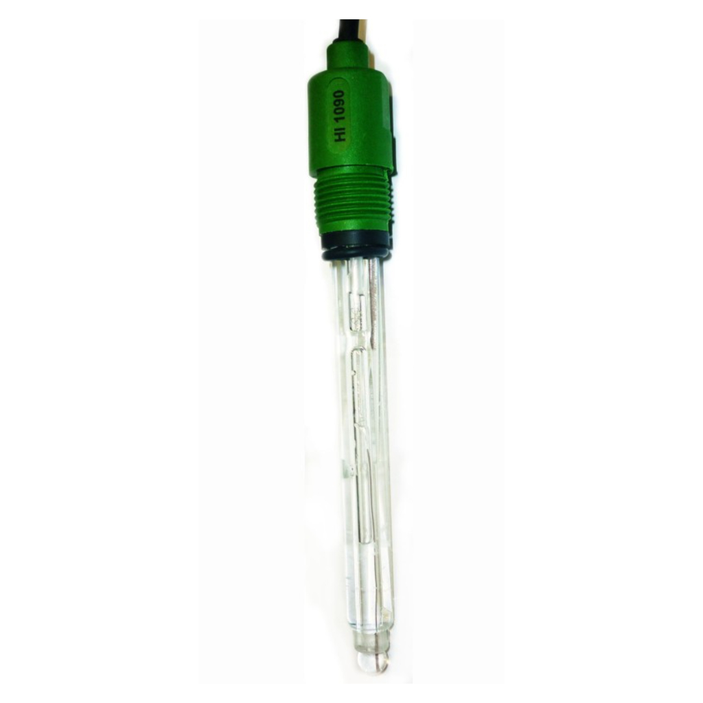 Hanna HI1090B/6 Electrodo pH cuerpo vidrio, unión vidrio esmerilado, conector BNC