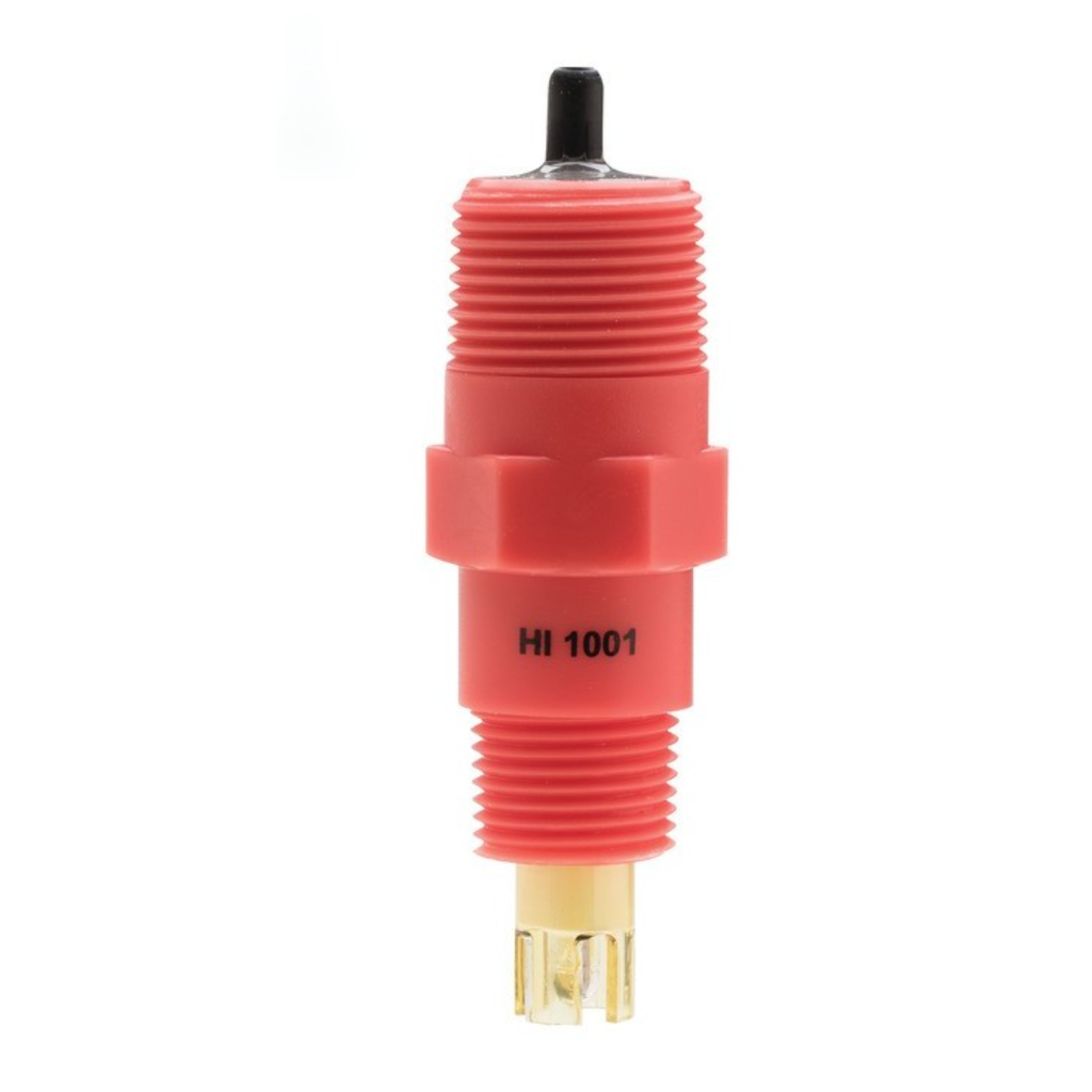 Hanna HI1001 Electrodo pH control en continuo, cuerpo plástico (86mm) unión PTFE 6 bar, 3m, BNC