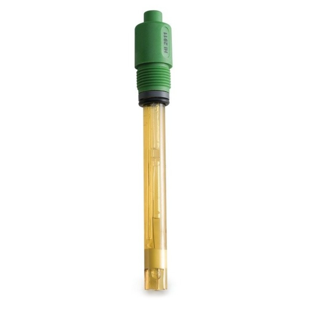Hanna HI2911B/5 Electrodo amplificado pH cuerpo plástico unión PTFE 5m, conector BNC