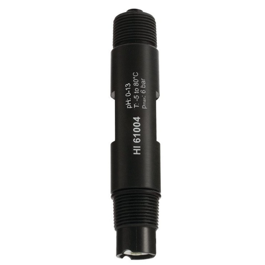 Hanna HI6100405 Electrodo amplificado pH membrana plana, cuerpo plástico,conector BNC