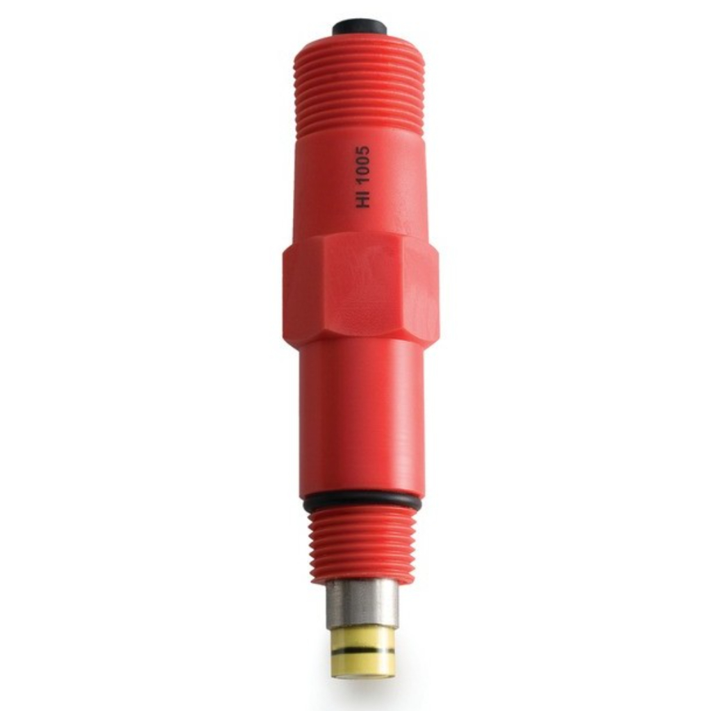 Hanna HI1005 Electrodo amplificado pH, cuerpo plástico, sensor temp., unión PTFE, 6 bar, 0,5m