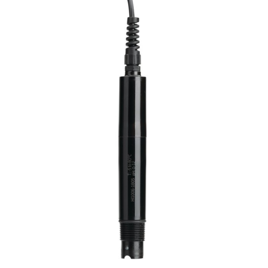 Hanna HI1006-4805 Electrodo digital pH/Temperatura, membrana plana HF, cuerpo PVDF, unión PTFE