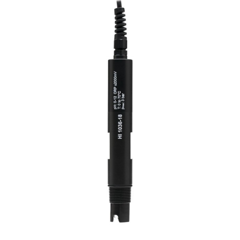 Hanna HI1036-1802 Electrodo Industrial de pH/ Redox/ Temperatura/ Matching Pin