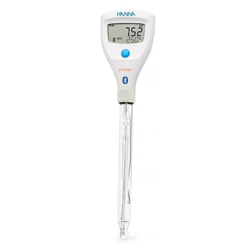 Hanna HI9810402 HALO2 tester de pH Smart para usos generales de laboratorio, rellenable, con cuerpo