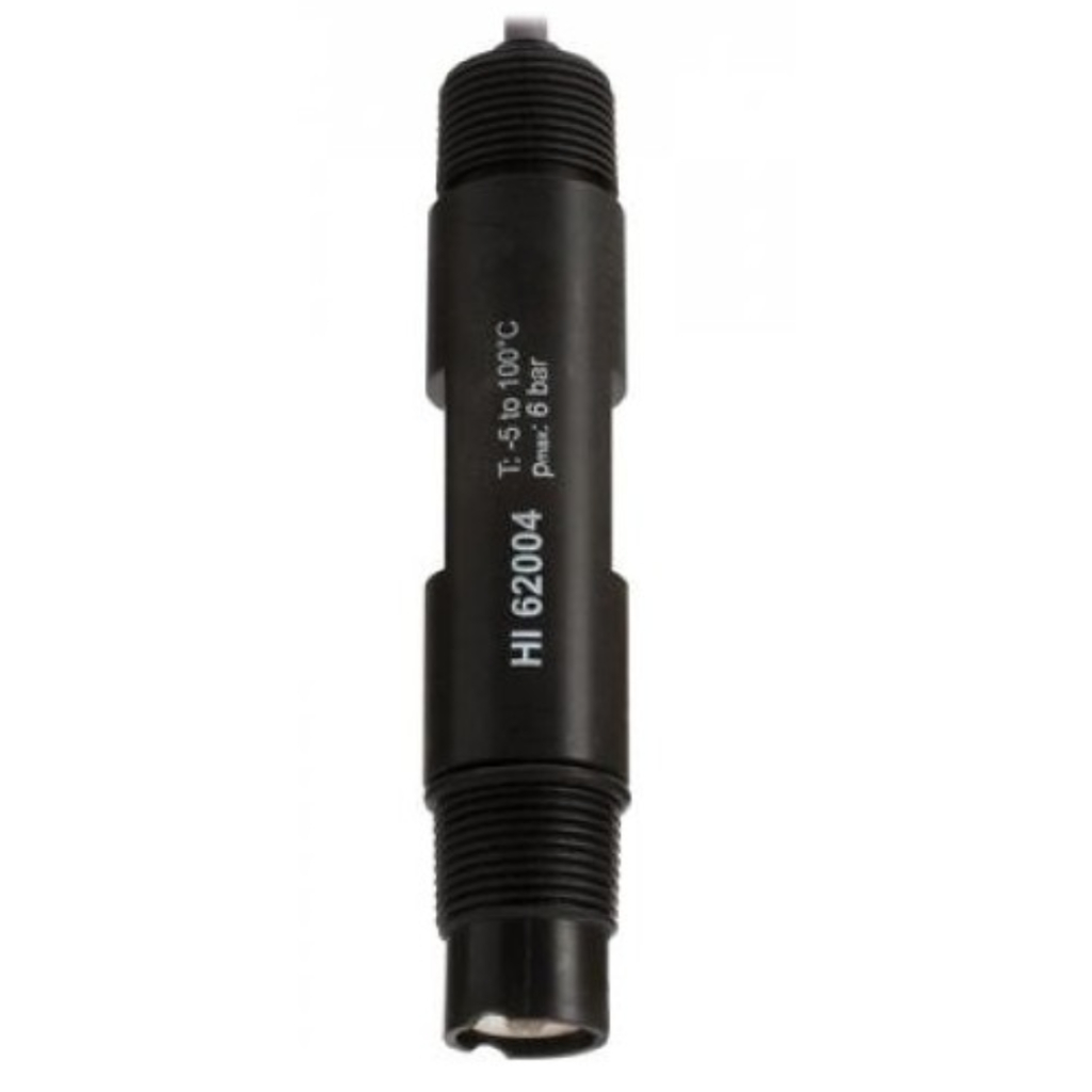 Hanna HI6200405 Electrodo amplificado ORP platino, membrana plana, cuerpo plástico, 5m, conector BNC