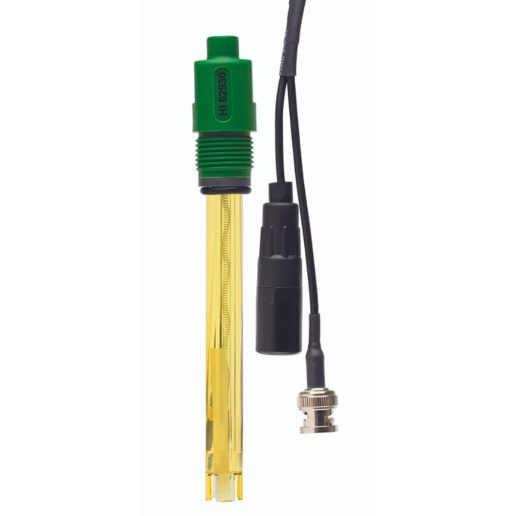 Hanna HI6293005 Electrodo amplificado ORP platino, pila intercambiable, cuerpo plástico