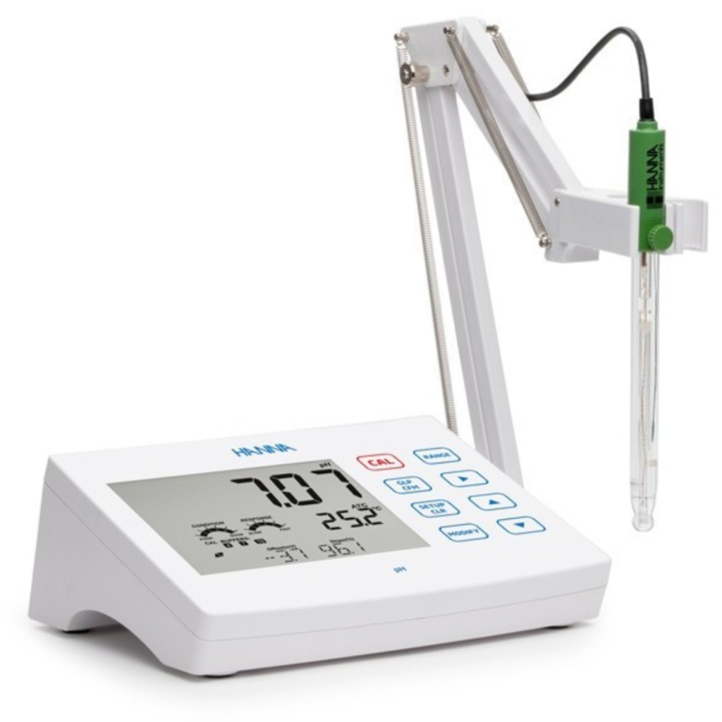 Hanna HI2620-02 Benchtop pH Meter with HI11310 Electrode, HI2600 Series