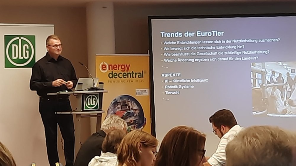 Dr. Heinz Bernhardt, de la Universidad Técnica de Múnich y Presidente de la Comisión de Innovación de la DLG EuroTier 2024