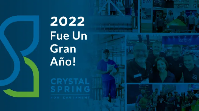 2022 fue un gran año para Crystal Spring Hog Equipment