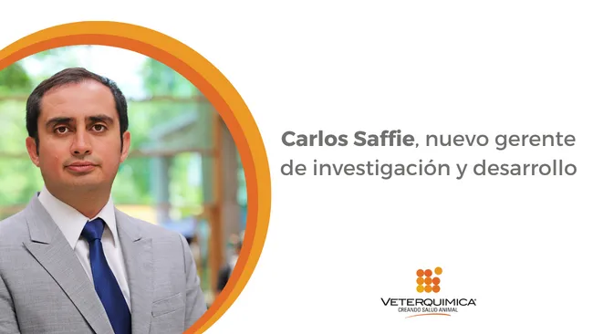 Veterquimica nombra a Carlos Saffie como su nuevo gerente de investigación y desarrollo 