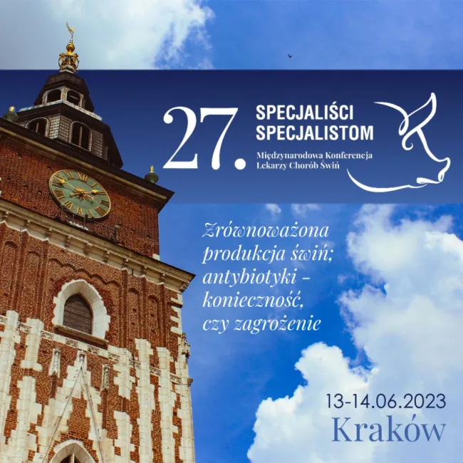 Zapraszamy na 27. Międzynarodową Konferencję Lekarzy Chorób Świń...