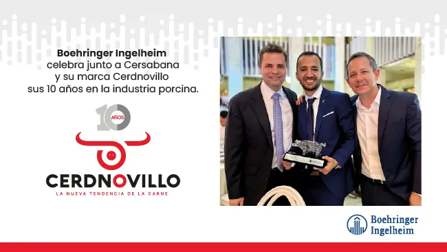 Boehringer Ingelheim celebra junto a CERSABANA sus 10 años en la industria porcina colombiana