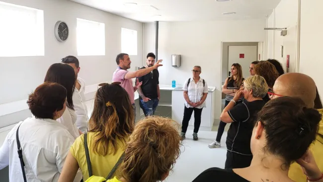 El equipo de Semen Cardona visita el nuevo CTG Allen