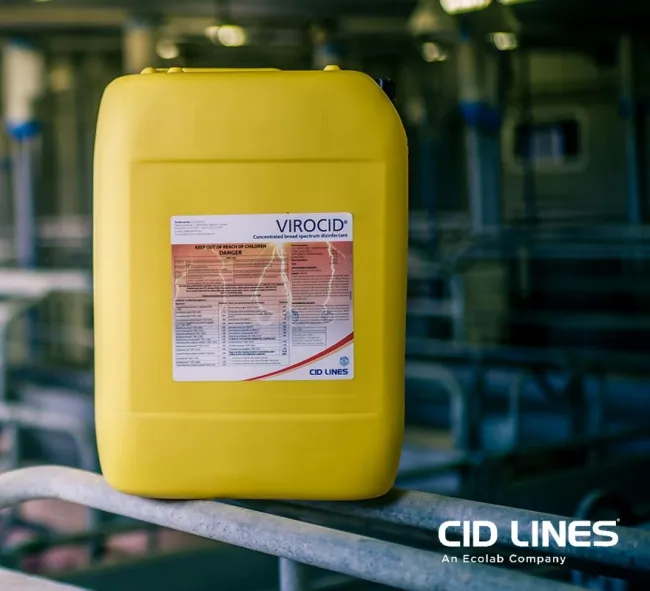Our Virocid® disinfectant is ideal for use on livestock farms as it i...