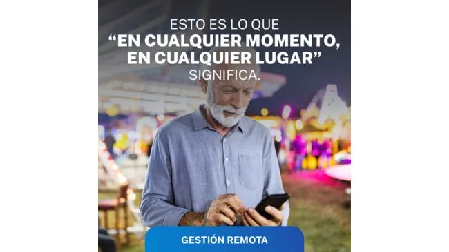 Esté donde esté, puede acceder a sus datos y recibir una notificaci�...