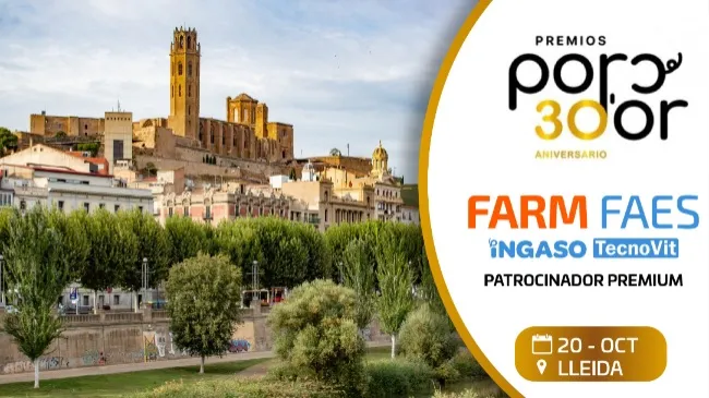 FARM FAES ES PATROCINADOR PREMIUM DE LA 30ª EDICIÓN DE LOS PREMIOS PORC D'OR (CAPA BLANCA)