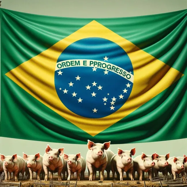 Brasil exporta 1,229 milhoes de toneladas de carne suina em 2023. Reco...