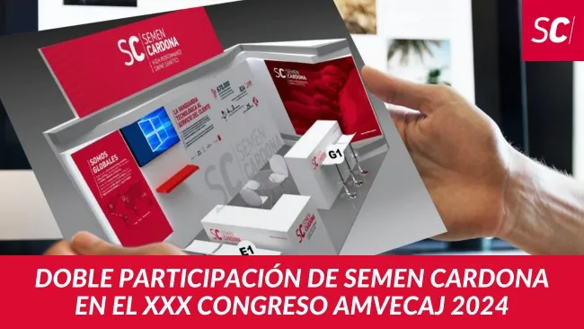 Doble participación de Semen Cardona en el XXX Congreso AMVECAJ 2024: stand y charla del director técnico
