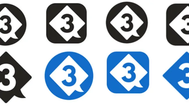 Ya tenemos nuevo icono para la red social 3tres3. 