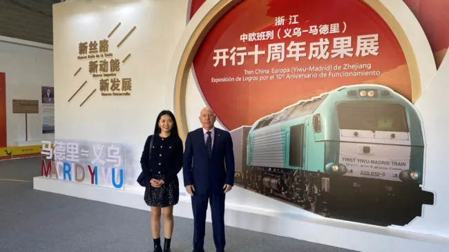 INTERPORC participa en el X aniversario del ‘Tren China-Europa’ qu...