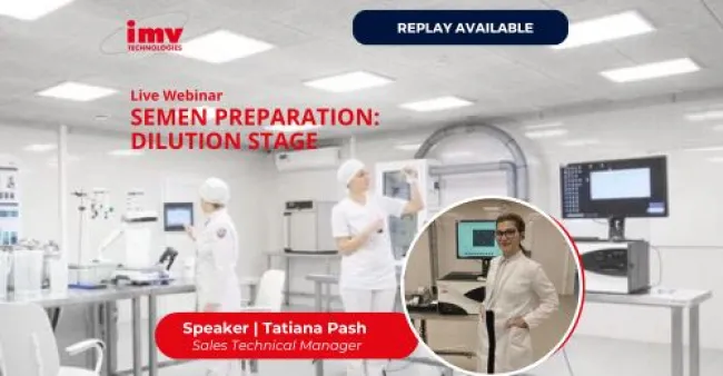🔴 REPLAY. Webinar. Semen preparation, dilution stage 🐷🔬💻
